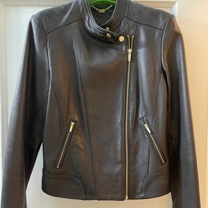 Cole Haan Leather Jacket Women’s Medium